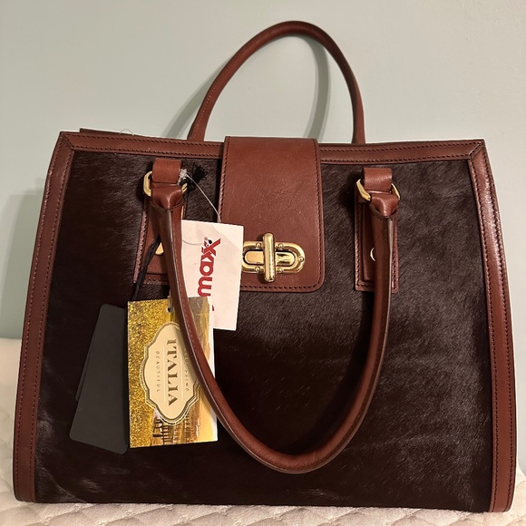 Cavalcanti brown cowhide bag - Picture 1 of 5
